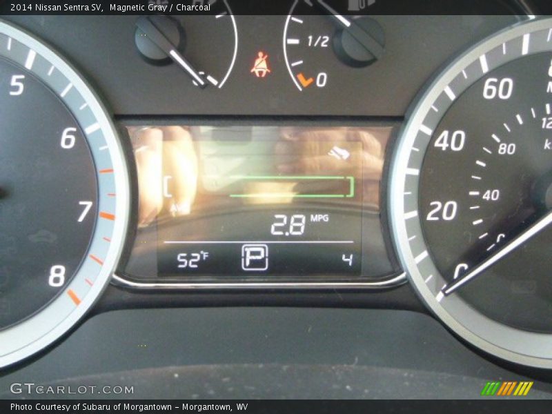 Magnetic Gray / Charcoal 2014 Nissan Sentra SV
