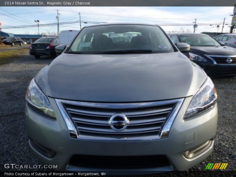 Magnetic Gray / Charcoal 2014 Nissan Sentra SV