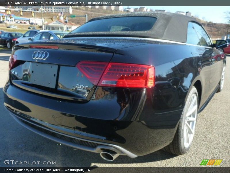 Brilliant Black / Black 2015 Audi A5 Premium Plus quattro Convertible