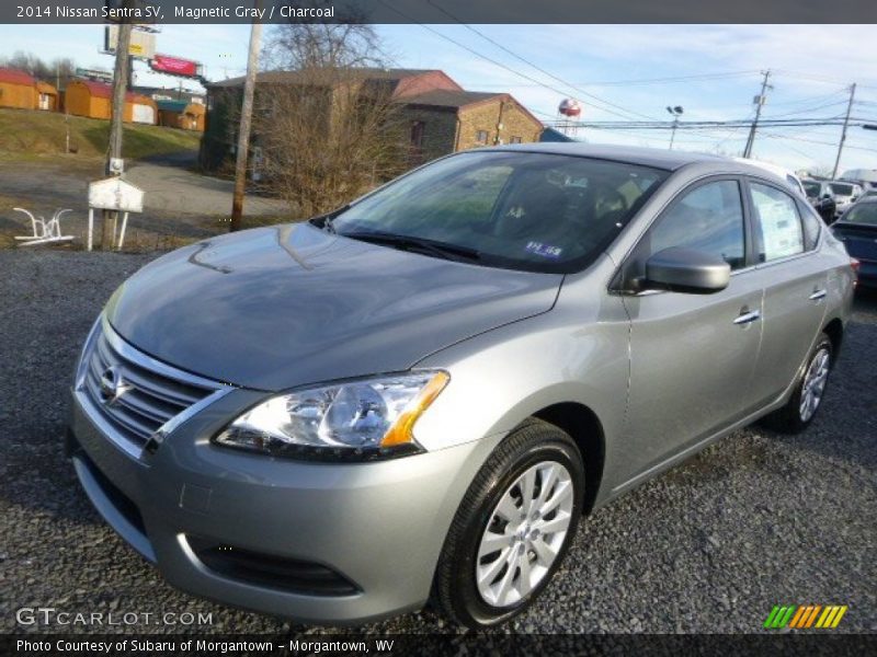 Magnetic Gray / Charcoal 2014 Nissan Sentra SV