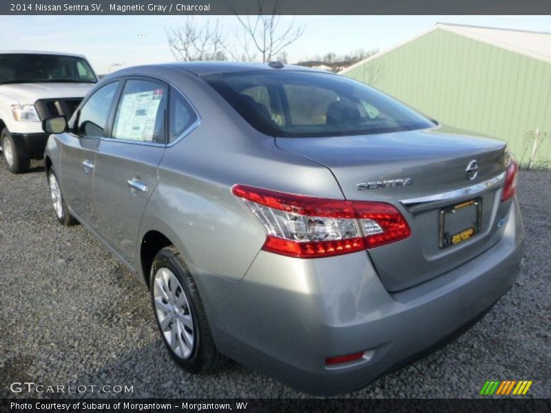 Magnetic Gray / Charcoal 2014 Nissan Sentra SV