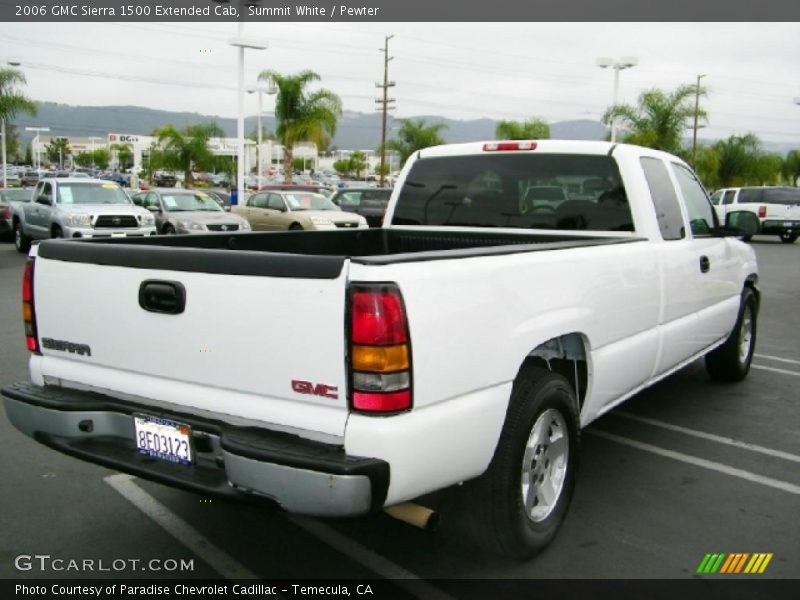 Summit White / Pewter 2006 GMC Sierra 1500 Extended Cab