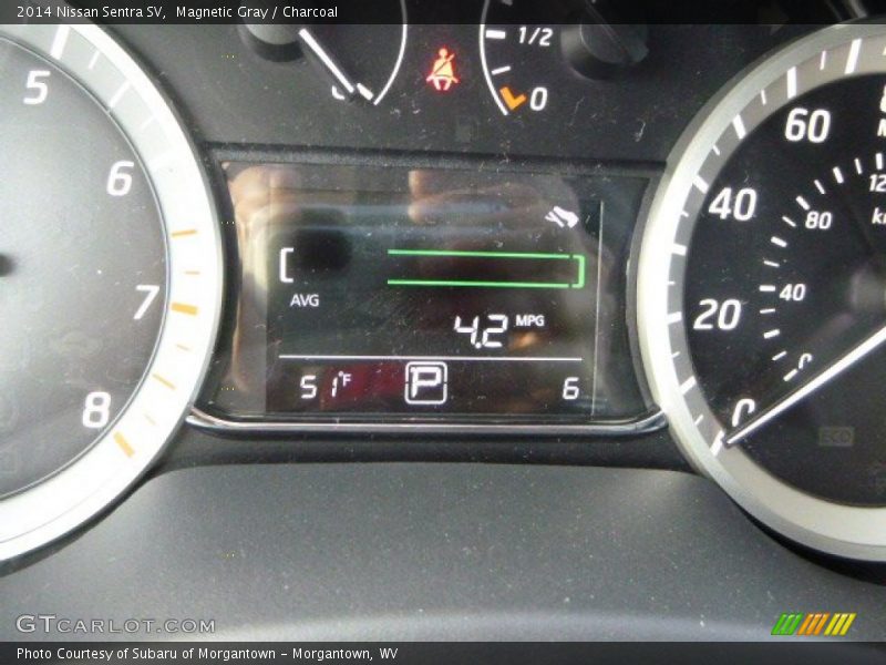 Magnetic Gray / Charcoal 2014 Nissan Sentra SV