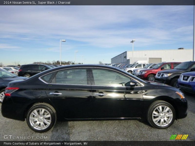 Super Black / Charcoal 2014 Nissan Sentra SL