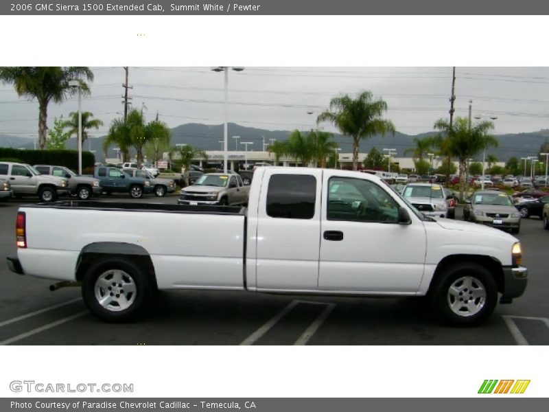 Summit White / Pewter 2006 GMC Sierra 1500 Extended Cab