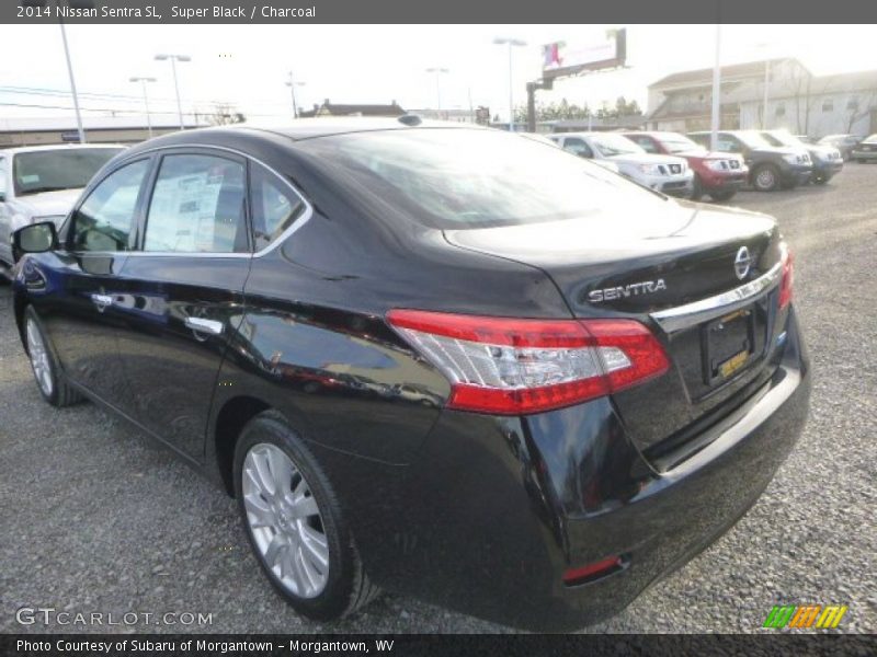 Super Black / Charcoal 2014 Nissan Sentra SL