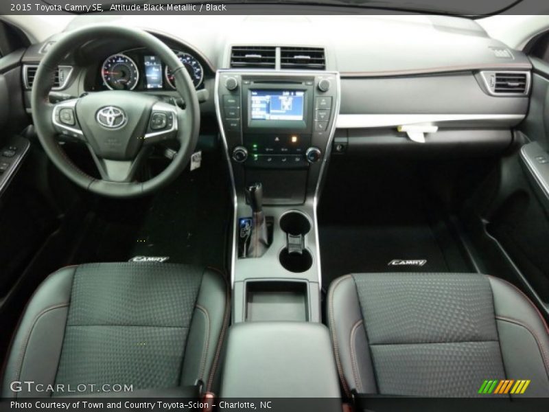 Attitude Black Metallic / Black 2015 Toyota Camry SE