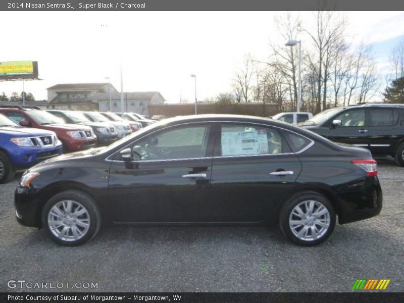 Super Black / Charcoal 2014 Nissan Sentra SL