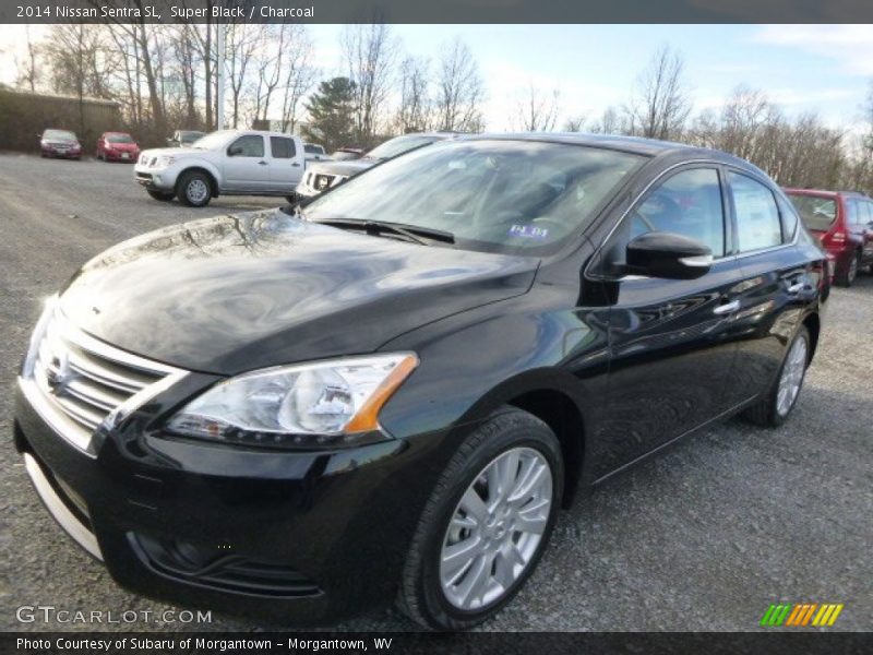 Super Black / Charcoal 2014 Nissan Sentra SL