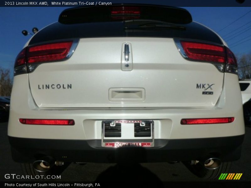 White Platinum Tri-Coat / Canyon 2013 Lincoln MKX AWD