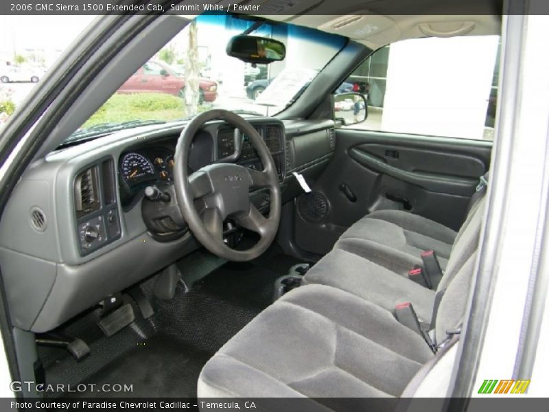 Summit White / Pewter 2006 GMC Sierra 1500 Extended Cab