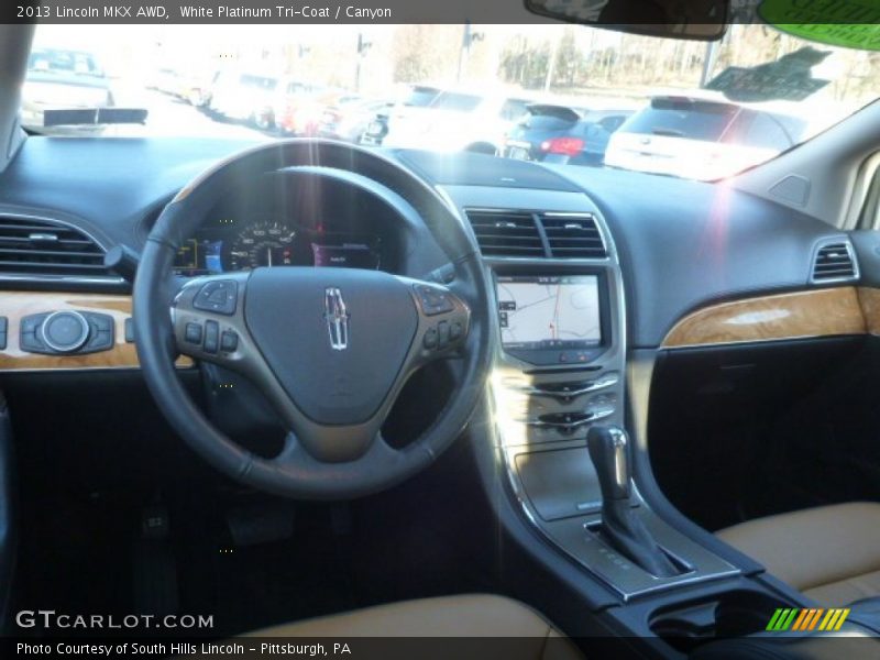 White Platinum Tri-Coat / Canyon 2013 Lincoln MKX AWD