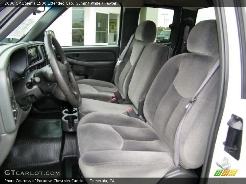 Summit White / Pewter 2006 GMC Sierra 1500 Extended Cab