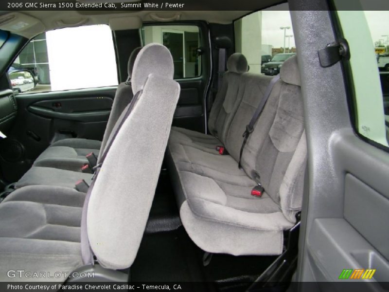 Summit White / Pewter 2006 GMC Sierra 1500 Extended Cab
