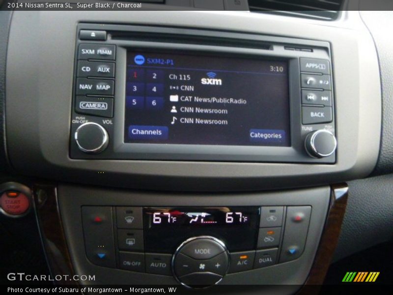 Super Black / Charcoal 2014 Nissan Sentra SL