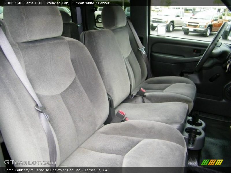 Summit White / Pewter 2006 GMC Sierra 1500 Extended Cab