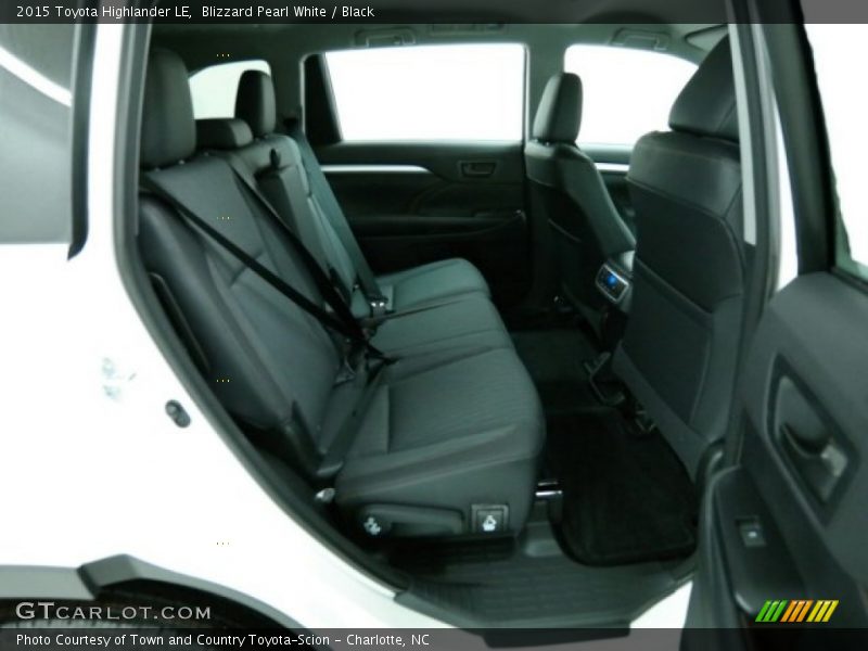 Blizzard Pearl White / Black 2015 Toyota Highlander LE