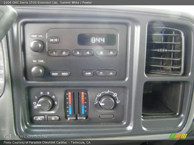 Summit White / Pewter 2006 GMC Sierra 1500 Extended Cab