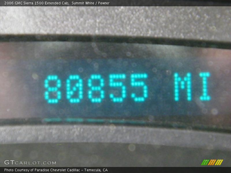 Summit White / Pewter 2006 GMC Sierra 1500 Extended Cab