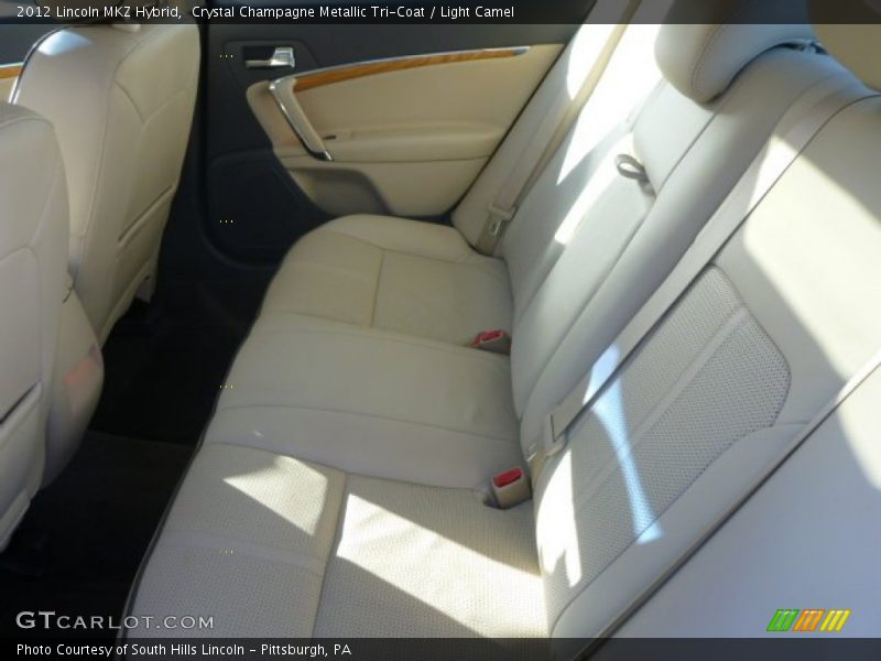 Crystal Champagne Metallic Tri-Coat / Light Camel 2012 Lincoln MKZ Hybrid