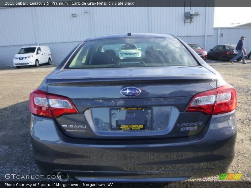 Carbide Gray Metallic / Slate Black 2015 Subaru Legacy 2.5i Premium