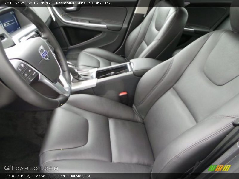 Bright Silver Metallic / Off-Black 2015 Volvo S60 T5 Drive-E