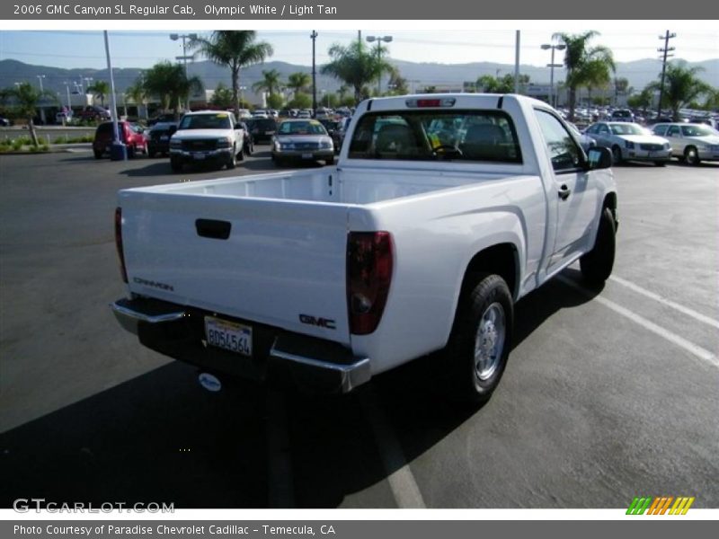 Olympic White / Light Tan 2006 GMC Canyon SL Regular Cab