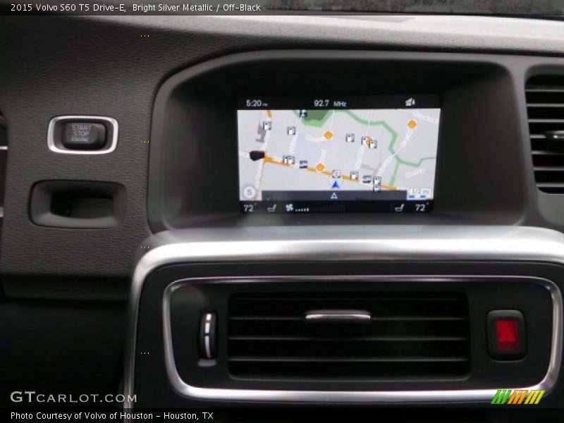 Bright Silver Metallic / Off-Black 2015 Volvo S60 T5 Drive-E