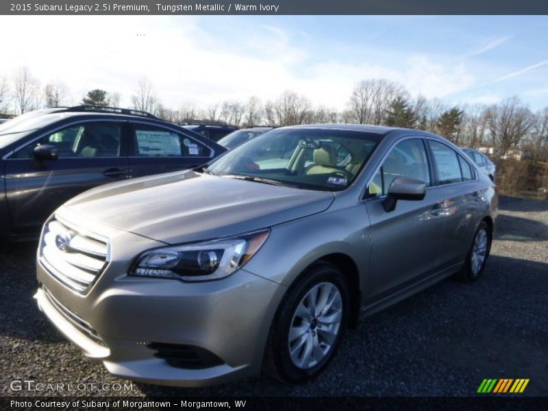 Tungsten Metallic / Warm Ivory 2015 Subaru Legacy 2.5i Premium