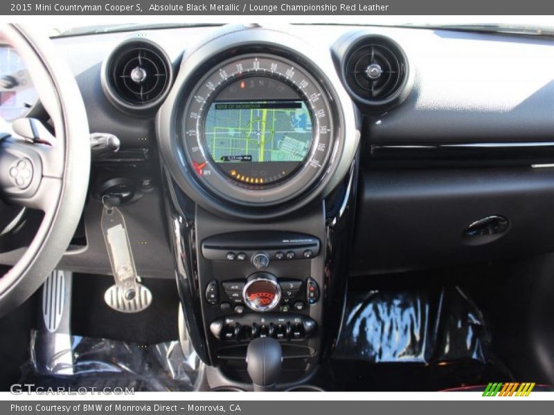 Absolute Black Metallic / Lounge Championship Red Leather 2015 Mini Countryman Cooper S