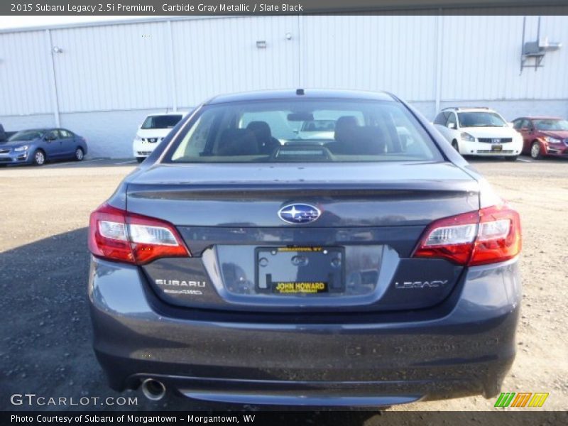 Carbide Gray Metallic / Slate Black 2015 Subaru Legacy 2.5i Premium