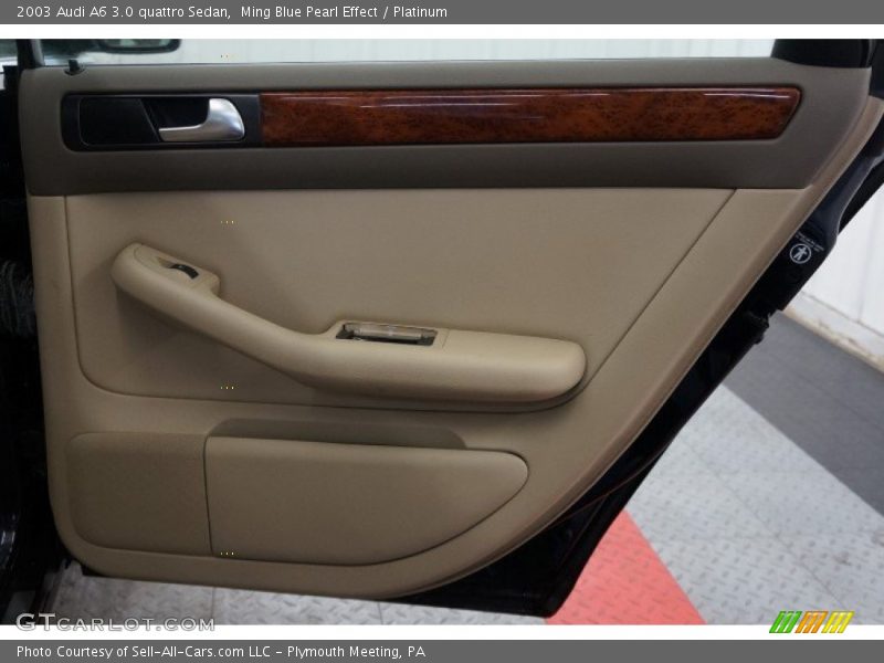 Ming Blue Pearl Effect / Platinum 2003 Audi A6 3.0 quattro Sedan