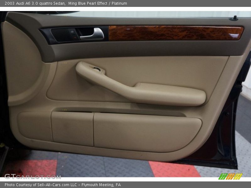 Ming Blue Pearl Effect / Platinum 2003 Audi A6 3.0 quattro Sedan