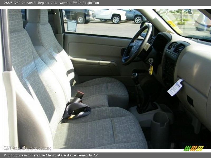 Olympic White / Light Tan 2006 GMC Canyon SL Regular Cab