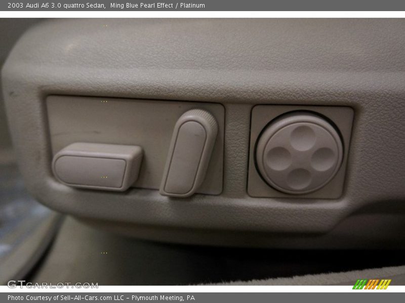Ming Blue Pearl Effect / Platinum 2003 Audi A6 3.0 quattro Sedan