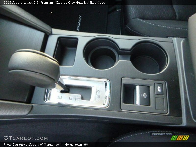 Carbide Gray Metallic / Slate Black 2015 Subaru Legacy 2.5i Premium