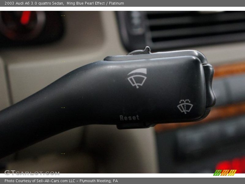 Ming Blue Pearl Effect / Platinum 2003 Audi A6 3.0 quattro Sedan
