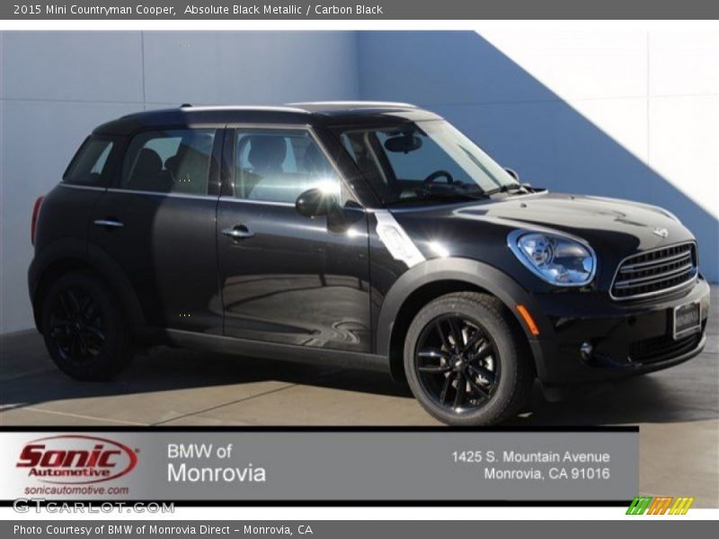 Absolute Black Metallic / Carbon Black 2015 Mini Countryman Cooper