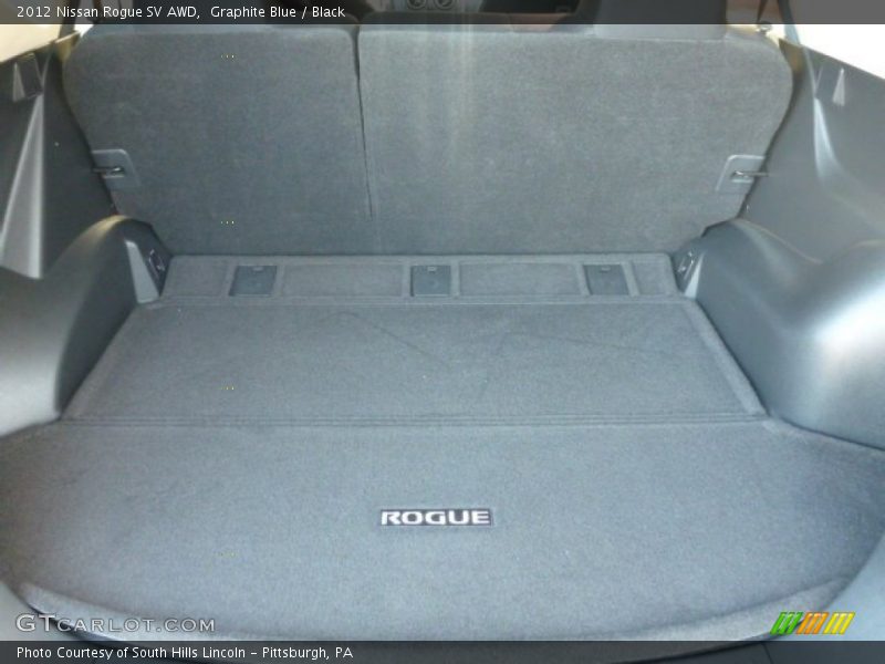 Graphite Blue / Black 2012 Nissan Rogue SV AWD