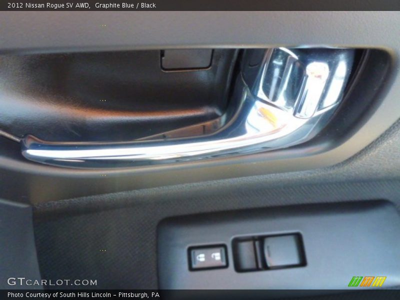 Graphite Blue / Black 2012 Nissan Rogue SV AWD