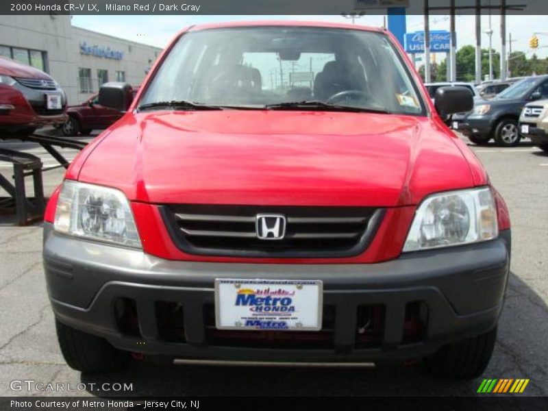 Milano Red / Dark Gray 2000 Honda CR-V LX
