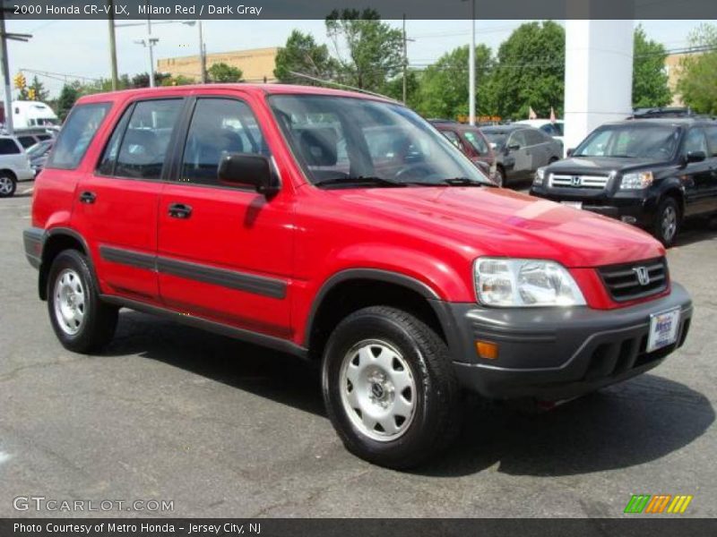 Milano Red / Dark Gray 2000 Honda CR-V LX