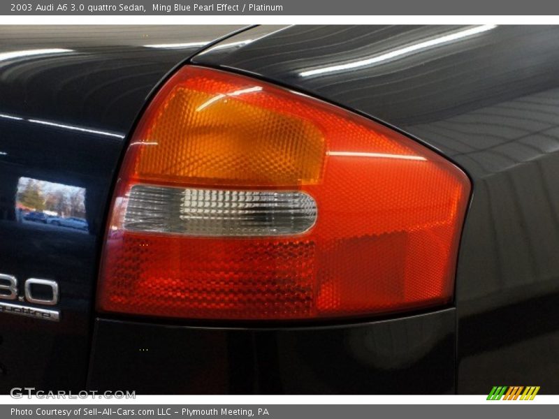 Ming Blue Pearl Effect / Platinum 2003 Audi A6 3.0 quattro Sedan