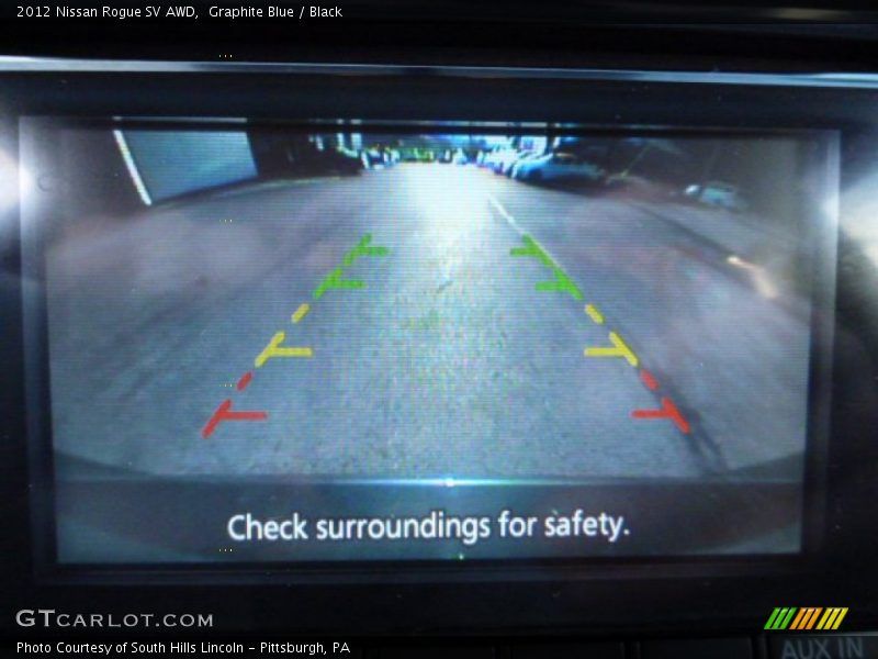 Graphite Blue / Black 2012 Nissan Rogue SV AWD