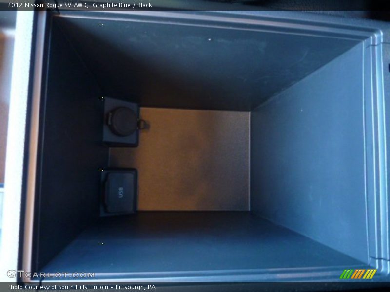 Graphite Blue / Black 2012 Nissan Rogue SV AWD