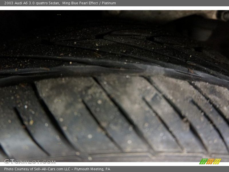 Ming Blue Pearl Effect / Platinum 2003 Audi A6 3.0 quattro Sedan