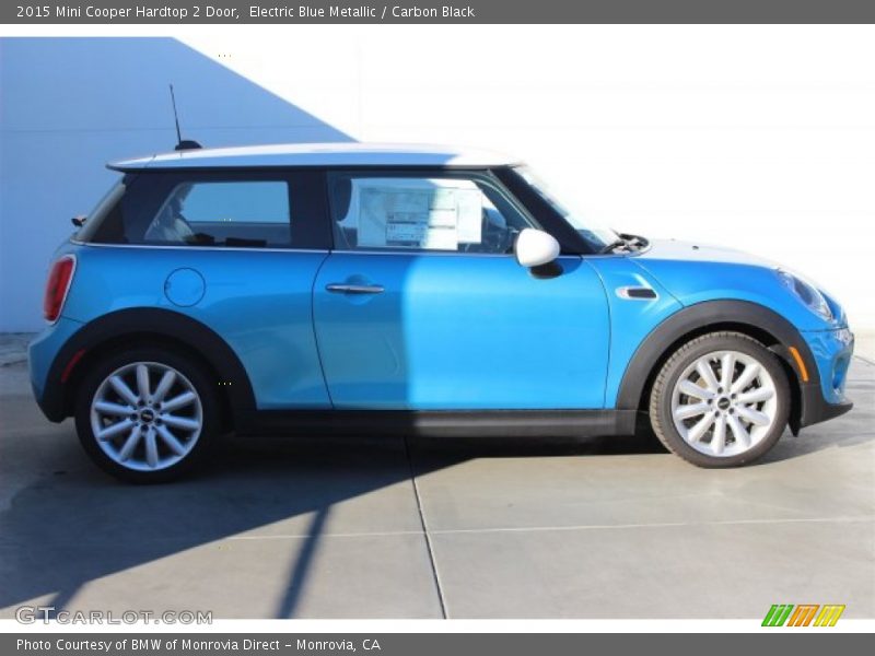 Electric Blue Metallic / Carbon Black 2015 Mini Cooper Hardtop 2 Door