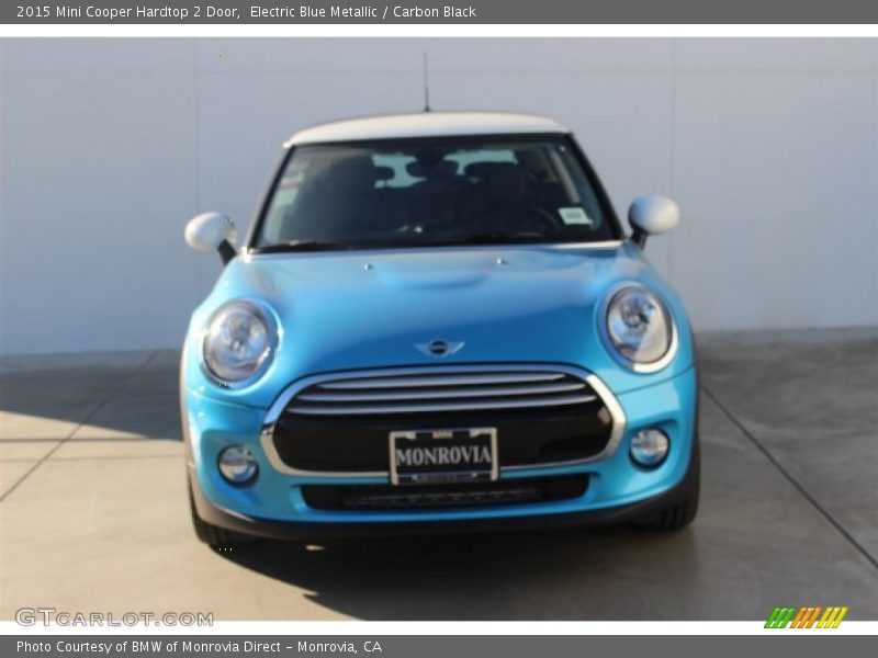 Electric Blue Metallic / Carbon Black 2015 Mini Cooper Hardtop 2 Door