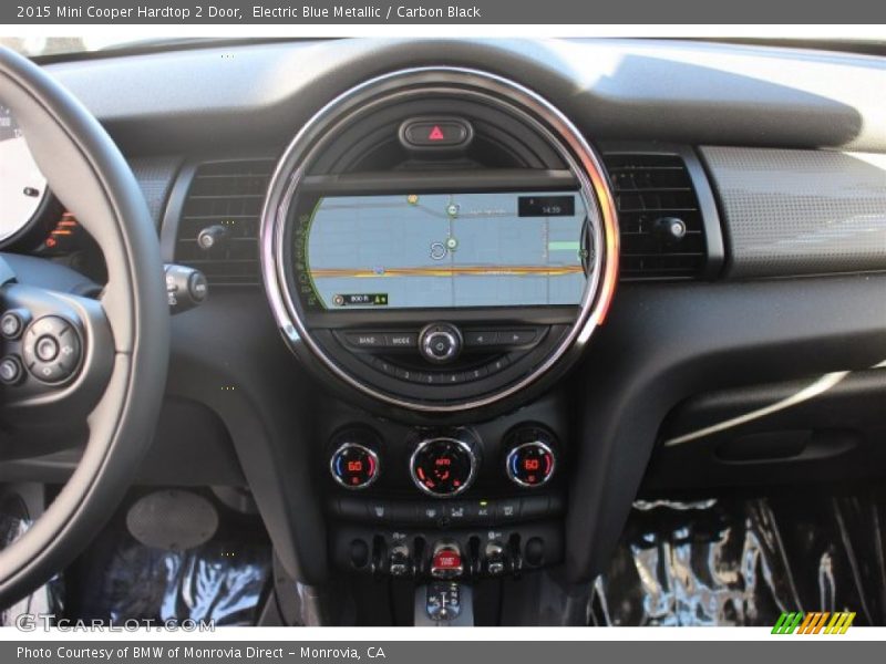 Electric Blue Metallic / Carbon Black 2015 Mini Cooper Hardtop 2 Door
