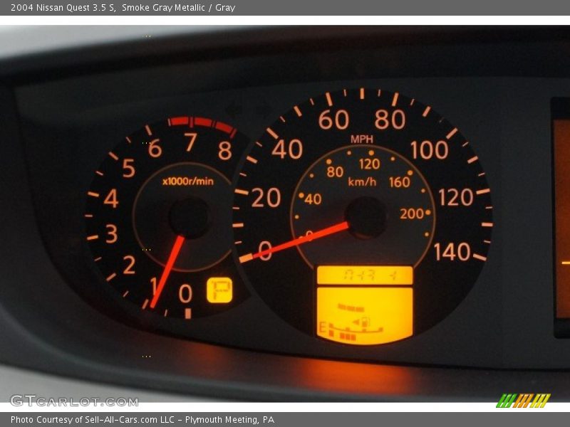 Smoke Gray Metallic / Gray 2004 Nissan Quest 3.5 S